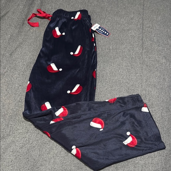 Varsity Other - Men’s Santa hat PJ bottoms, NWT, L